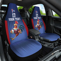 France Rugby Custom Car Seat Cover Come on Les Bleus Blue Style