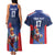 France Rugby Custom Couples Matching Tank Maxi Dress and Hawaiian Shirt Come on Les Bleus Blue Style