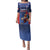 France Rugby Custom Family Matching Puletasi and Hawaiian Shirt Come on Les Bleus Blue Style