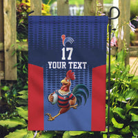 France Rugby Custom Garden Flag Come on Les Bleus Blue Style