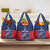 France Rugby Custom Grocery Bag Come on Les Bleus Blue Style