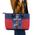 France Rugby Custom Leather Tote Bag Come on Les Bleus Blue Style