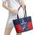 France Rugby Custom Leather Tote Bag Come on Les Bleus Blue Style