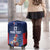 France Rugby Custom Luggage Cover Come on Les Bleus Blue Style