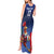 France Rugby Custom Tank Maxi Dress Come on Les Bleus Blue Style