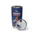 France Rugby Custom Tumbler Cup Come on Les Bleus Blue Style