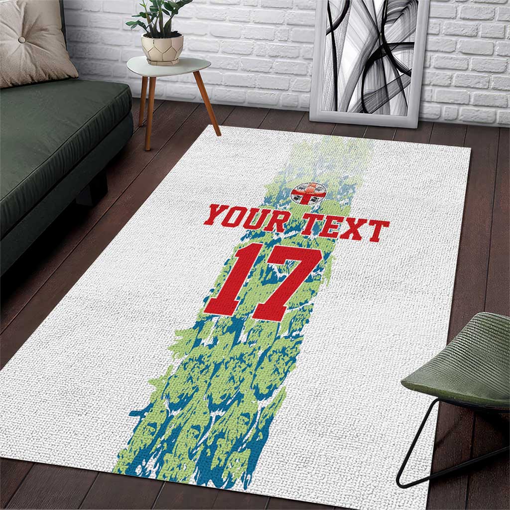 Custom Sardinia Football Area Rug Sardigna Sporty Style