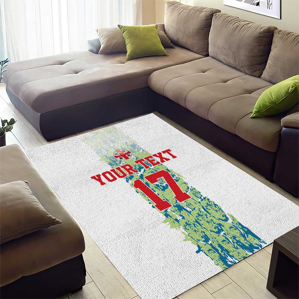 Custom Sardinia Football Area Rug Sardigna Sporty Style