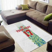 Custom Sardinia Football Area Rug Sardigna Sporty Style