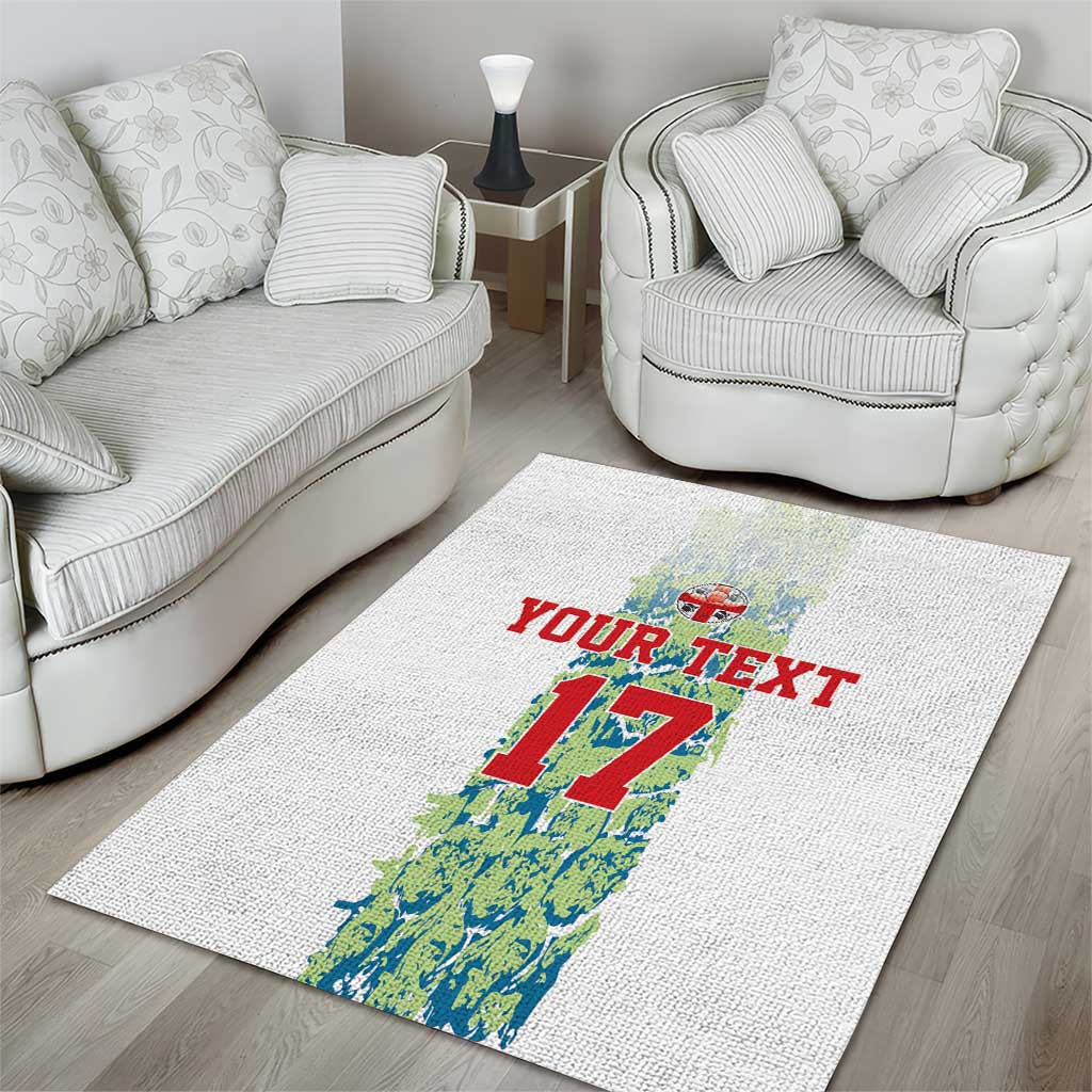 Custom Sardinia Football Area Rug Sardigna Sporty Style