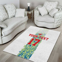 Custom Sardinia Football Area Rug Sardigna Sporty Style