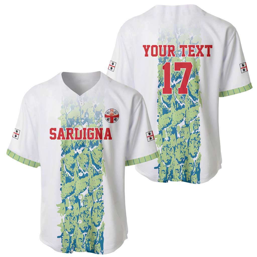 Custom Sardinia Football Baseball Jersey Sardigna Sporty Style