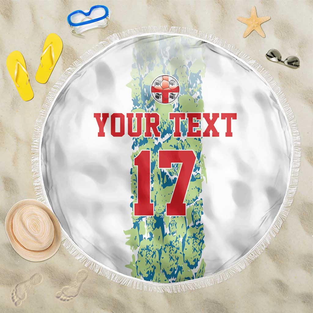 Custom Sardinia Football Beach Blanket Sardigna Sporty Style