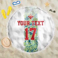 Custom Sardinia Football Beach Blanket Sardigna Sporty Style