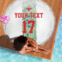 Custom Sardinia Football Beach Blanket Sardigna Sporty Style