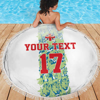 Custom Sardinia Football Beach Blanket Sardigna Sporty Style