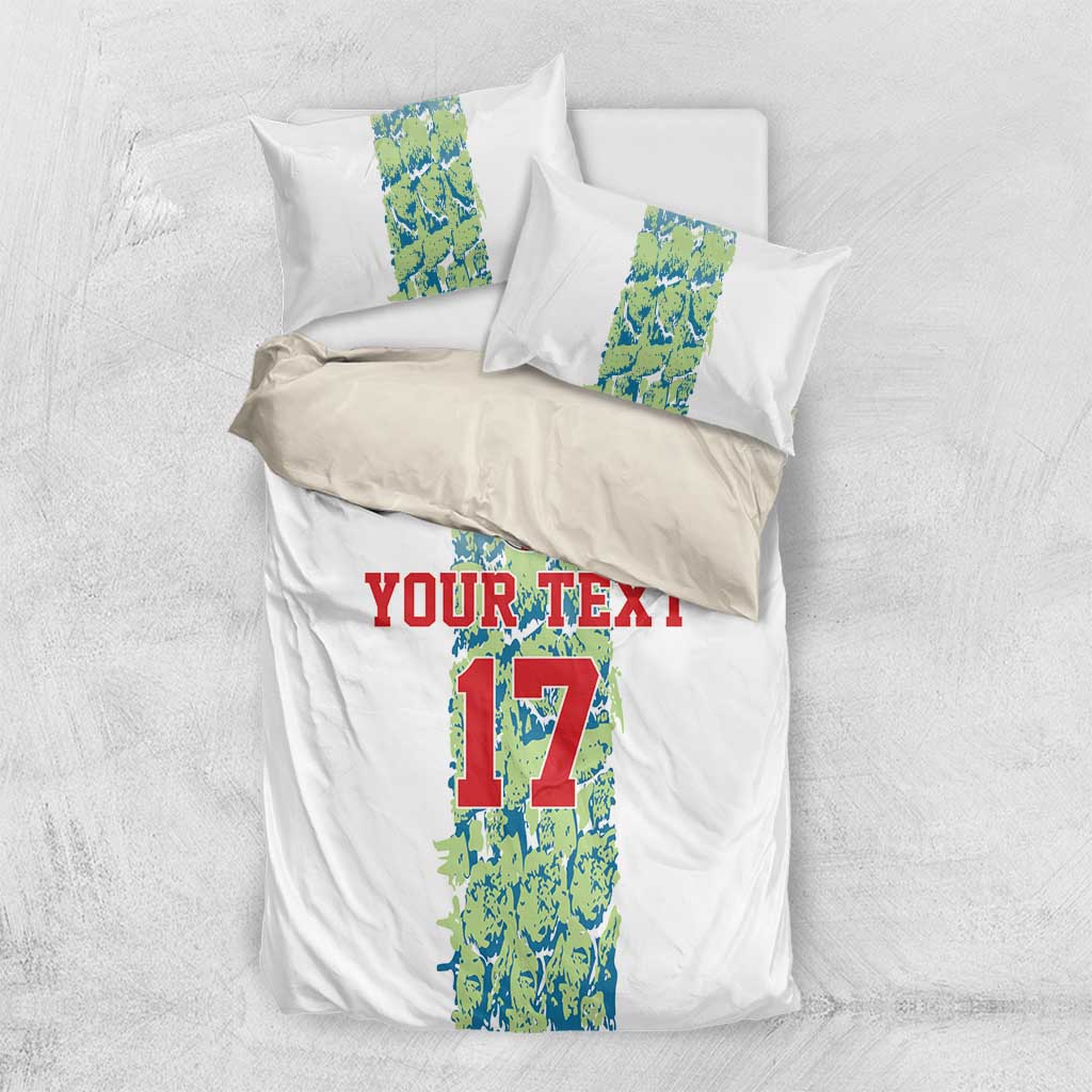 Custom Sardinia Football Bedding Set Sardigna Sporty Style