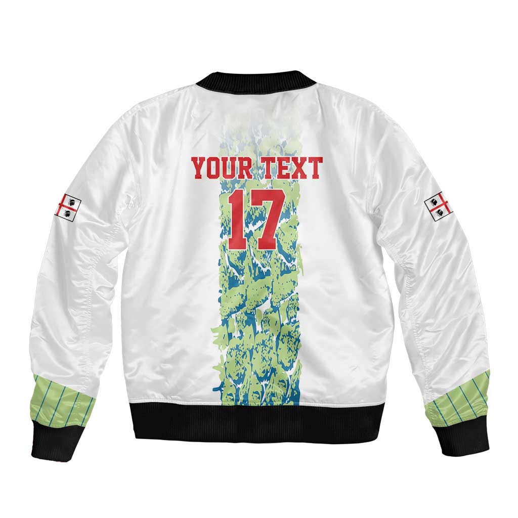 Custom Sardinia Football Bomber Jacket Sardigna Sporty Style