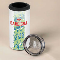 Custom Sardinia Football 4 in 1 Can Cooler Tumbler Sardigna Sporty Style