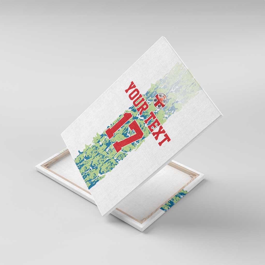 Custom Sardinia Football Canvas Wall Art Sardigna Sporty Style