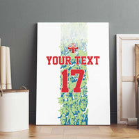 Custom Sardinia Football Canvas Wall Art Sardigna Sporty Style