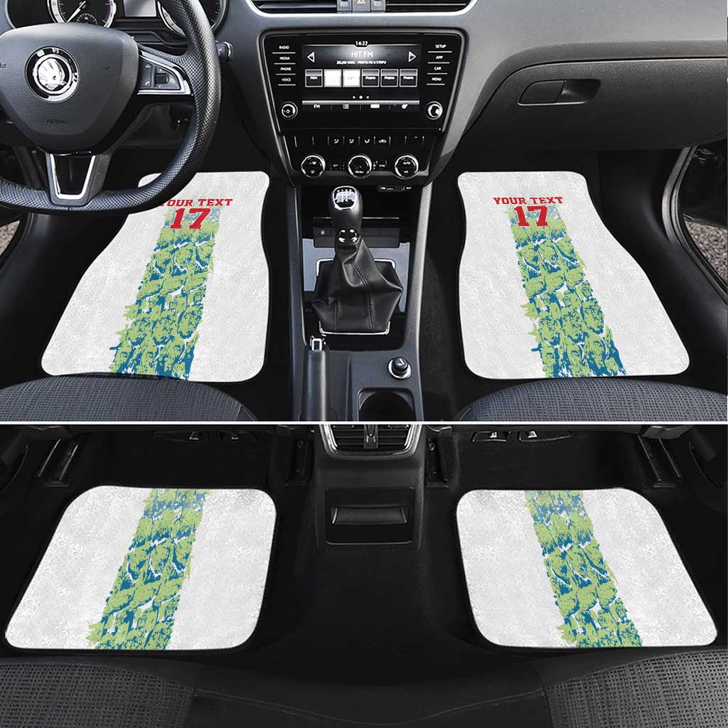 Custom Sardinia Football Car Mats Sardigna Sporty Style