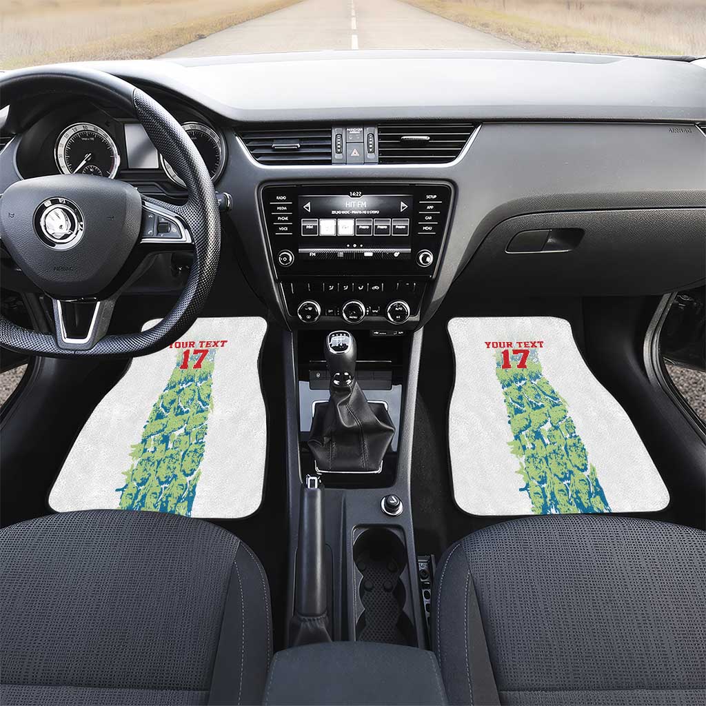 Custom Sardinia Football Car Mats Sardigna Sporty Style