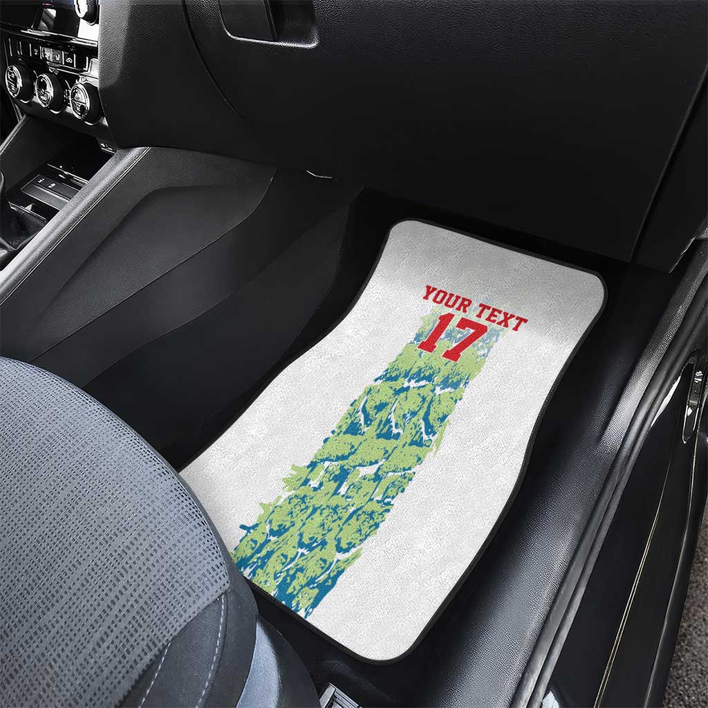 Custom Sardinia Football Car Mats Sardigna Sporty Style