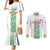 Custom Sardinia Football Couples Matching Mermaid Dress and Long Sleeve Button Shirt Sardigna Sporty Style
