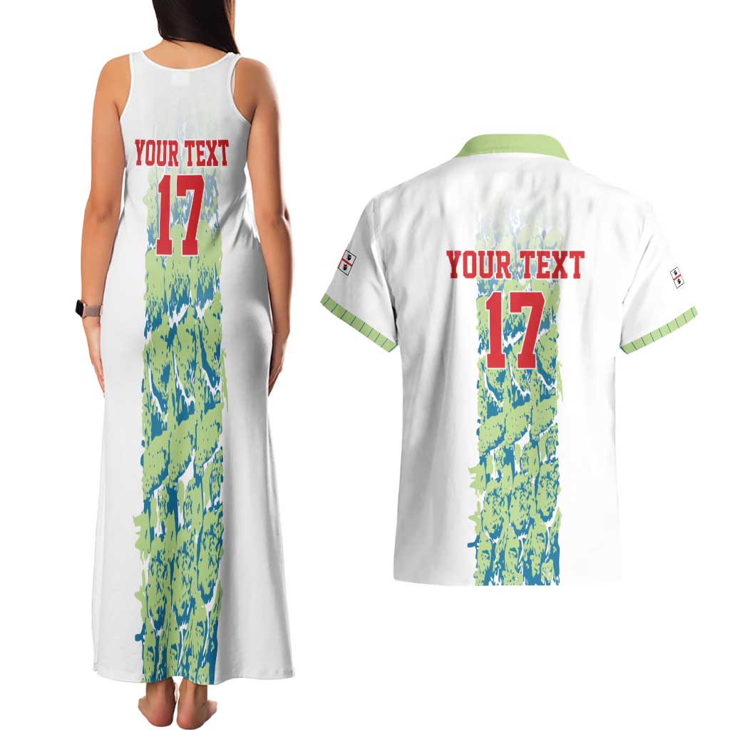 Custom Sardinia Football Couples Matching Tank Maxi Dress and Hawaiian Shirt Sardigna Sporty Style