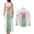 Custom Sardinia Football Couples Matching Tank Maxi Dress and Long Sleeve Button Shirt Sardigna Sporty Style