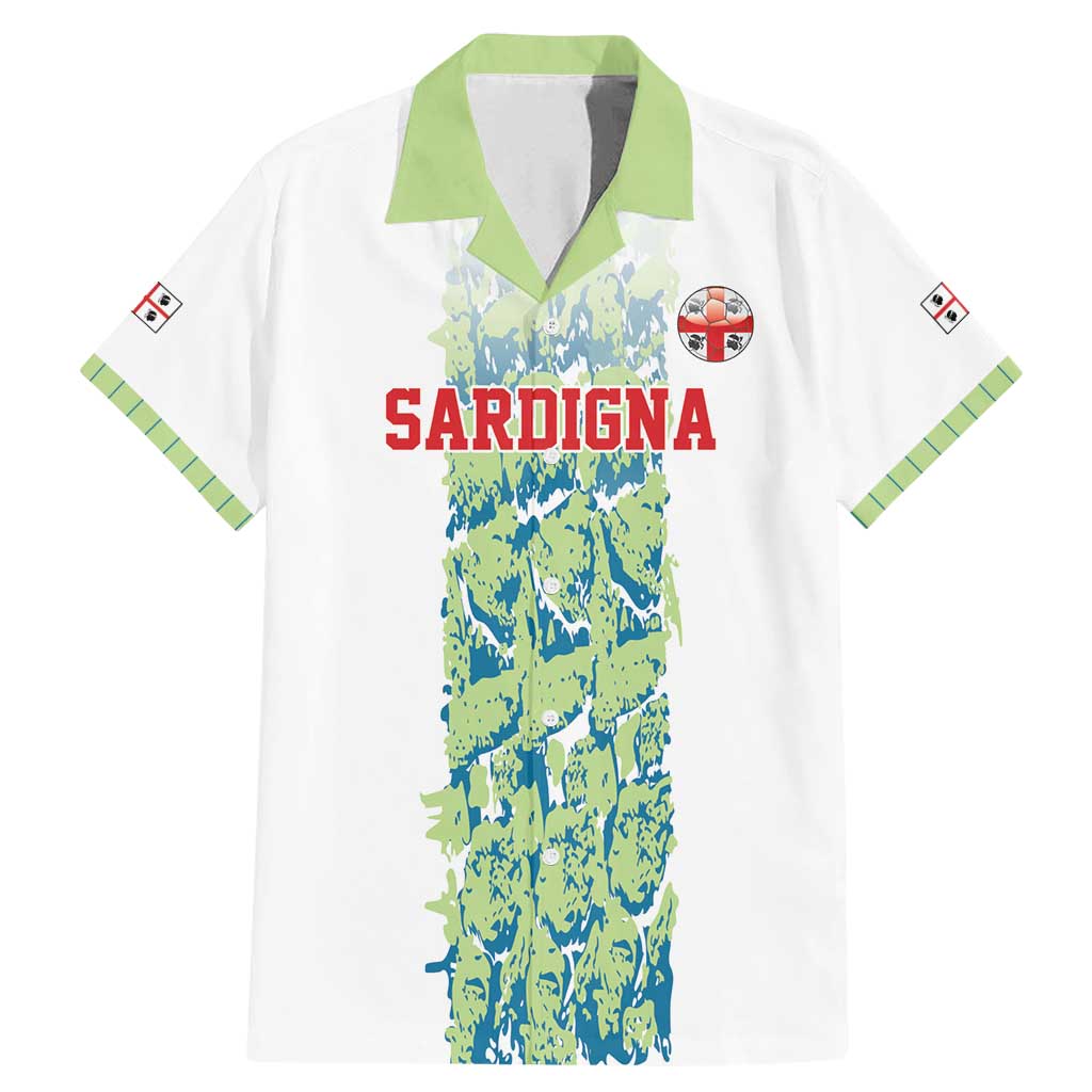 Custom Sardinia Football Family Matching Mermaid Dress and Hawaiian Shirt Sardigna Sporty Style