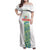 Custom Sardinia Football Family Matching Off Shoulder Maxi Dress and Hawaiian Shirt Sardigna Sporty Style