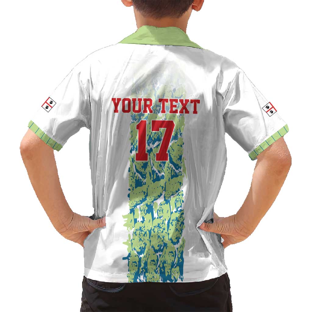 Custom Sardinia Football Family Matching Off Shoulder Short Dress and Hawaiian Shirt Sardigna Sporty Style