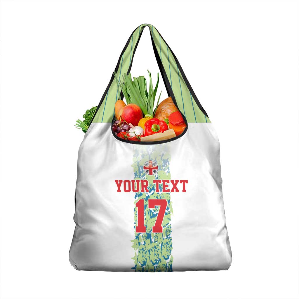 Custom Sardinia Football Grocery Bag Sardigna Sporty Style