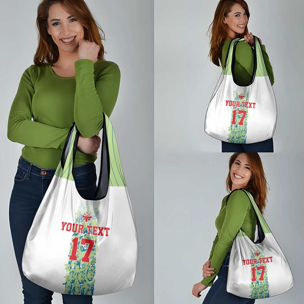 Custom Sardinia Football Grocery Bag Sardigna Sporty Style