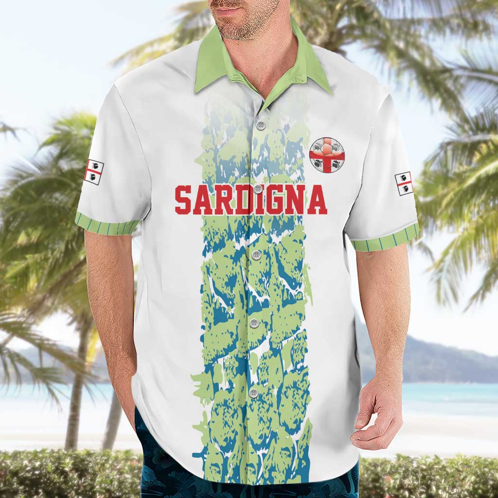 Custom Sardinia Football Hawaiian Shirt Sardigna Sporty Style