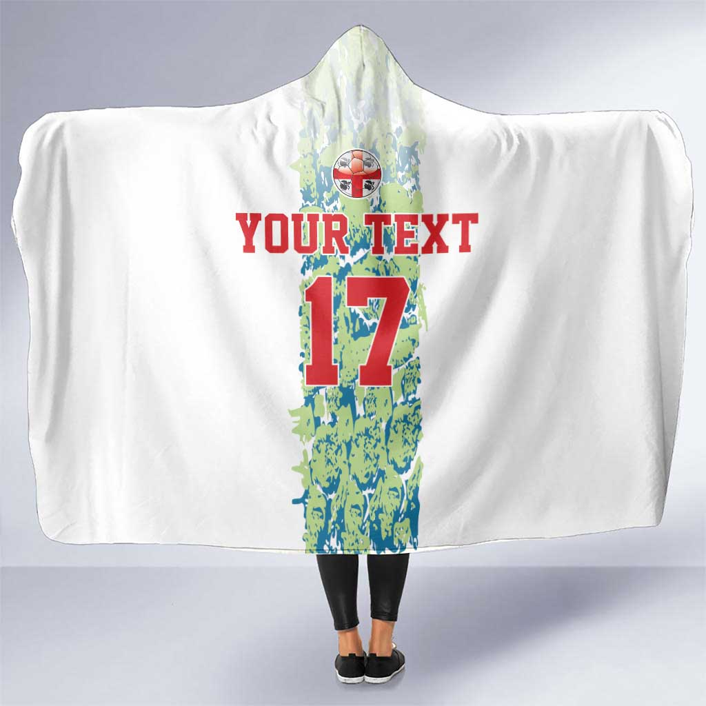 Custom Sardinia Football Hooded Blanket Sardigna Sporty Style