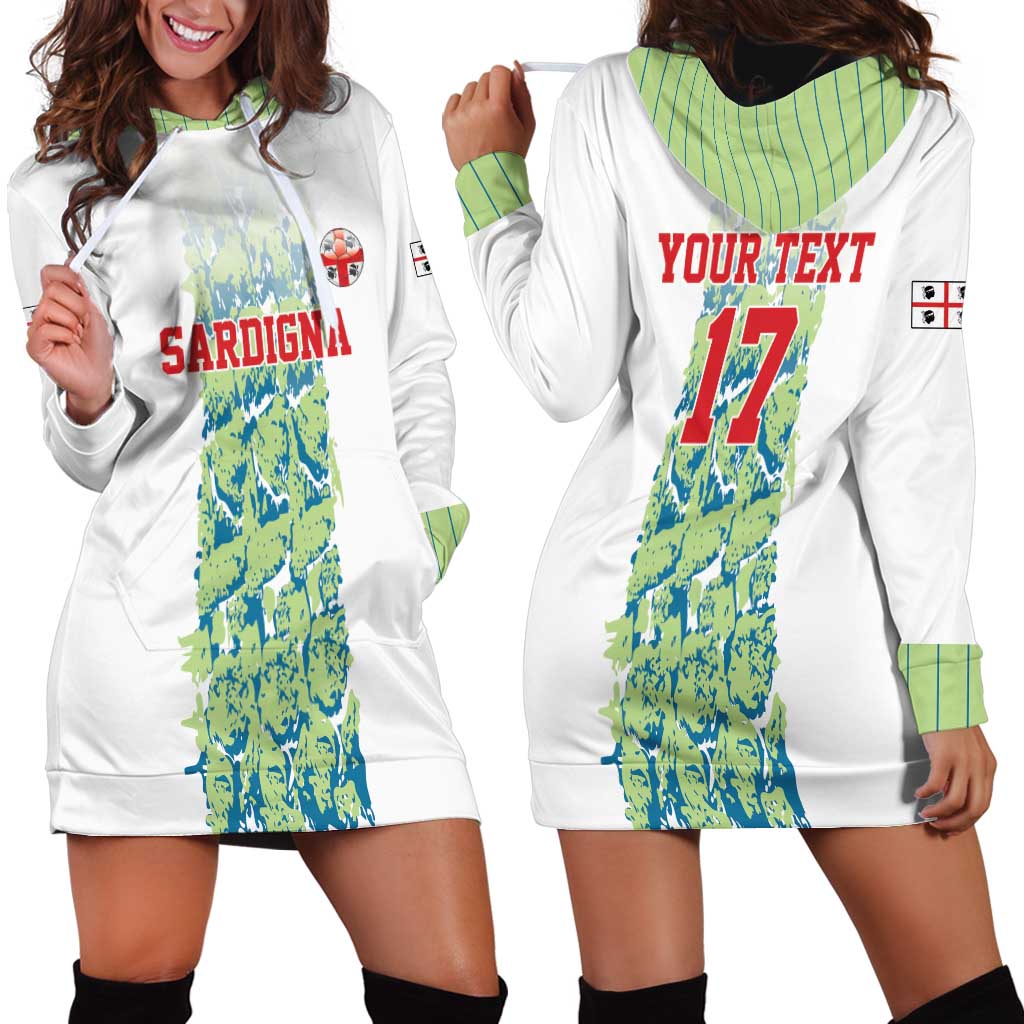 Custom Sardinia Football Hoodie Dress Sardigna Sporty Style