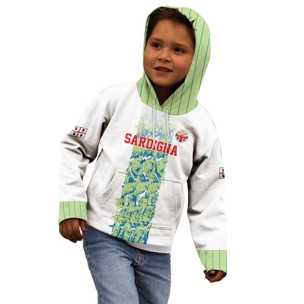 Custom Sardinia Football Kid Hoodie Sardigna Sporty Style