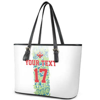 Custom Sardinia Football Leather Tote Bag Sardigna Sporty Style