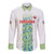 Custom Sardinia Football Long Sleeve Button Shirt Sardigna Sporty Style