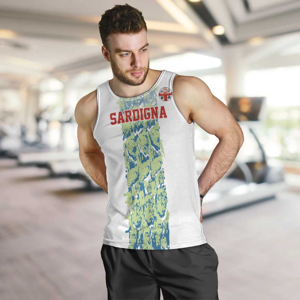 Custom Sardinia Football Men Tank Top Sardigna Sporty Style