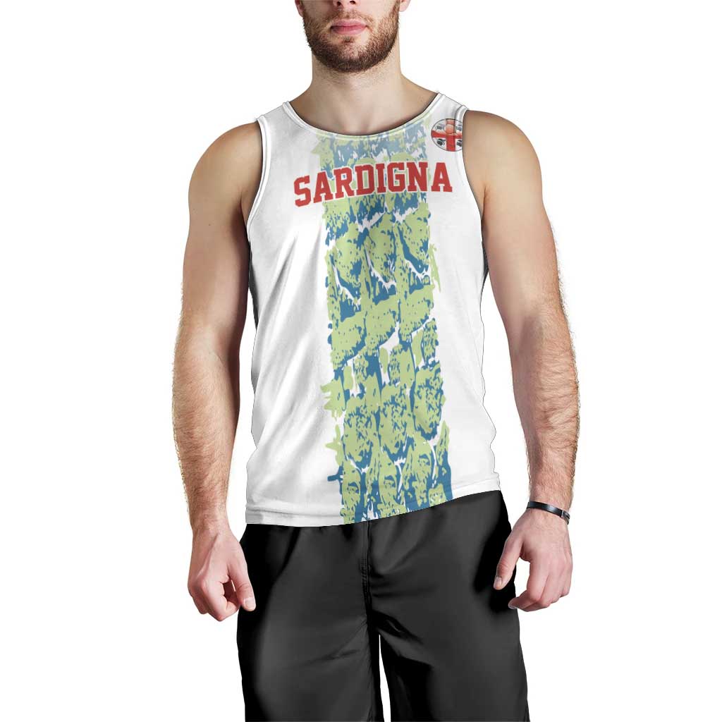 Custom Sardinia Football Men Tank Top Sardigna Sporty Style