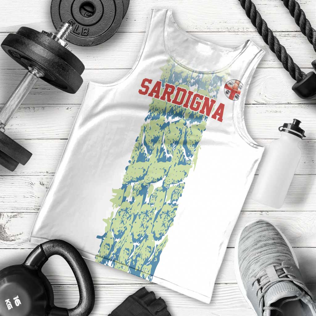 Custom Sardinia Football Men Tank Top Sardigna Sporty Style