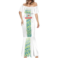 Custom Sardinia Football Mermaid Dress Sardigna Sporty Style