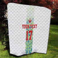 Custom Sardinia Football Quilt Sardigna Sporty Style