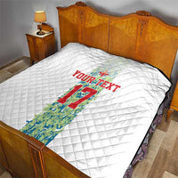 Custom Sardinia Football Quilt Sardigna Sporty Style