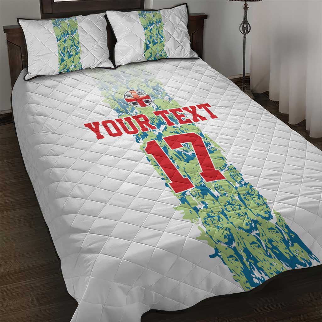 Custom Sardinia Football Quilt Bed Set Sardigna Sporty Style