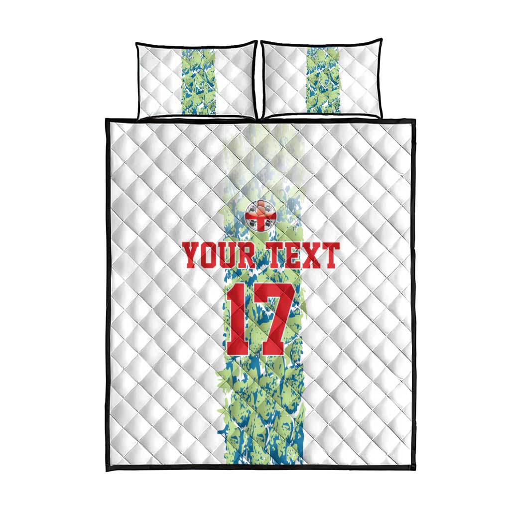 Custom Sardinia Football Quilt Bed Set Sardigna Sporty Style